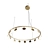 Golden Shell Pendant Chandelier 3D model small image 2