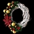 Festive Christmas Wreath 3D model small image 3