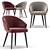 Luxury Lawson Dining Chair 3D model small image 1