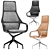 Ray Armchair: Stylish and Comfortable 3D model small image 1