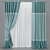 Title: Versatile Curtain Set with Color Transitions 3D model small image 4