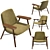 Keilhauer Oro Armchair: Unparalleled Comfort and Style 3D model small image 1