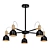 Scandinavian Style Ceiling Chandelier 3D model small image 1