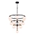 Alluria Weathered Black Chandelier 3D model small image 1