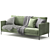 Simpliciter Sofa by Maxalto 3D model small image 4