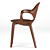 Elegant Clad Chair: Modern Design 3D model small image 9