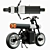 Punch E-Motorcycle: Sleek Electric Ride 3D model small image 4