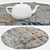 Versatile Set of Round Carpets 3D model small image 3