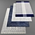 Modern Style Rug Collection 3D model small image 1