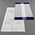 Modern Style Rug Collection 3D model small image 2