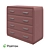 Comfy OM Chest - Spacious and Stylish Storage Solution 3D model small image 1