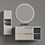 Fiora Bath Set: Elegant and Functional 3D model small image 4