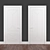 Academy Time 77PG, 88PG White Doors 3D model small image 1