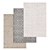 High-Quality Set of Carpets 3D model small image 1