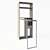 Industrial Loft Bar Cabinet- Stylish and Functional 3D model small image 3