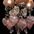 Silk Shade Murano Glass Table Lamp 3D model small image 4