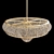 Gilded Sands Chandelier 3D model small image 3