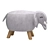 Adorable Kid Elephant Ottoman 3D model small image 2