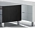 Modern Black and White TV Stand 3D model small image 4