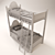 Youthful Bliss Bunk Bed 3D model small image 2