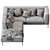 Botero Zanotta Modern Sofa 3D model small image 5