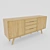 Scandinavian Oak Sideboard 3D model small image 1