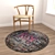 Round Carpets Set: Versatile and Realistic 3D model small image 4