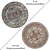 Versatile Round Carpets Set 16 3D model small image 2