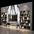 Sleek TV Shelf by Studia 54 3D model small image 3