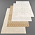 Modern Style Rugs Set 3D model small image 1