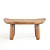 Zara Home Zen Bowed Stool 3D model small image 8