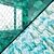 Turquoise Fish Scale Tile 3D model small image 1