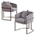 Elegant ArtDeco Armchair: timeless design 3D model small image 4