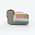 Vitra Butterfly Sofa: Polished Perfection 3D model small image 3
