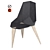 Arah Folding Chair: Low Poly 2015 Design 3D model small image 1