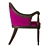 Royal Armchair: Luxurious, Stylish, and Comfortable 3D model small image 2