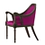 Royal Armchair: Luxurious, Stylish, and Comfortable 3D model small image 4