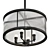 Glamorous Chandelier in Bronze 3D model small image 1