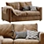 Versatile Ikea Vimle Sofa 3D model small image 4