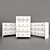 Anthropologie Merriton Three-Drawer Dresser Set - Elegant Storage Solution
Anthropologie Merriton Chest of Drawers - Stylish Space 3D model small image 5