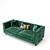 Luxury Balfour Designer Sofa 3D model small image 3