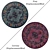 Round Carpets Set 21 - Versatile and DetailedRenders 3D model small image 2