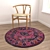 Round Carpets Set 21 - Versatile and DetailedRenders 3D model small image 4