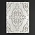 Elegant Decorative Plaster Art 3D model small image 1