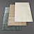 Modern Rugs Set: 5 Pieces of Stylish Carpets 3D model small image 1