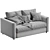 Ikea Vimle Leather Sofa: Modern, Stylish, and Comfortable 3D model small image 5