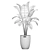 Tropical Banana Palm in Rattan Basket 3D model small image 5