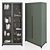 Metropolitan 100cm Wardrobe with Rod and Shelf 3D model small image 1