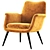 Contemporary Finley Lounge Chair 3D model small image 6