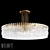 Luxurious Marignan Chandelier, 60" Diameter 3D model small image 1